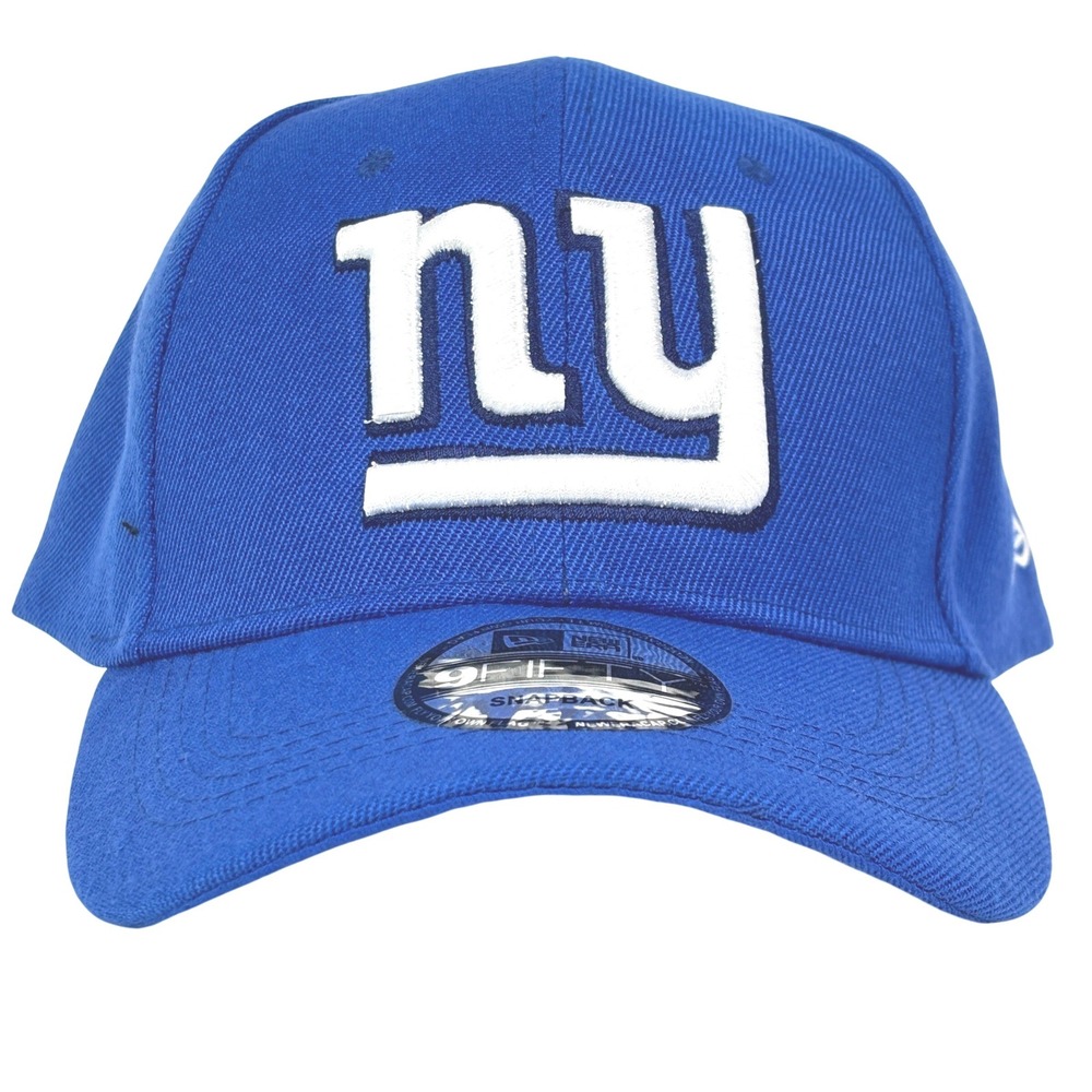 New Era 9FIFTY New York Giants Snapback Hat Blue NFL Adjustable Cap